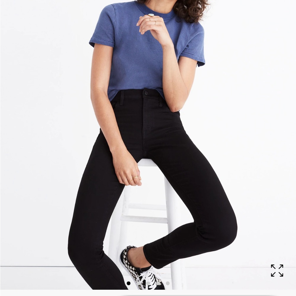 Madewell Petite Roadtripper Jeans in Bennett Black 29P NWT
